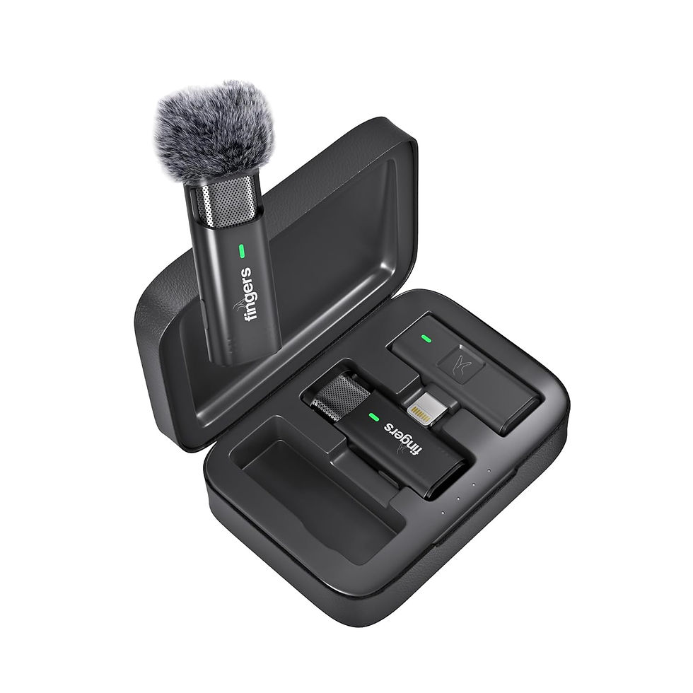 Thumbnail: FINGERS DUO-PHONEMIC-LIGHTNING LAVELIAR WIRELESS MICROPHONE