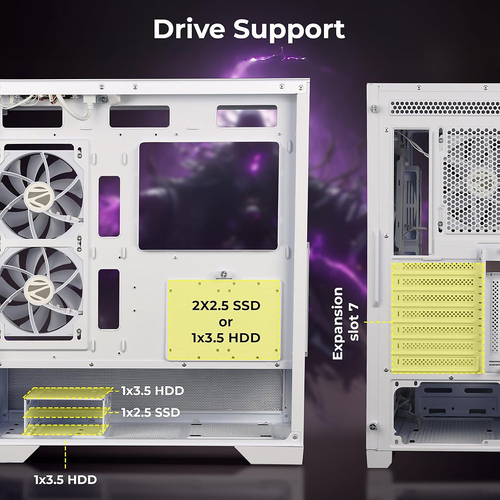 Thumbnail: ZEBRONICS CABINATE RGB ATLAS WHITE