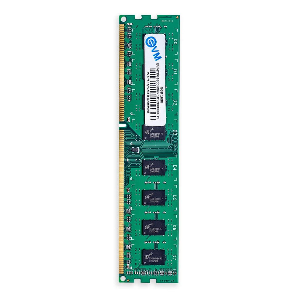 EVM 8GB DDR3 DESKTOP RAM 1600MHZ LONG-DIMM MEMORY WITH 10 YEAR WARRANTY