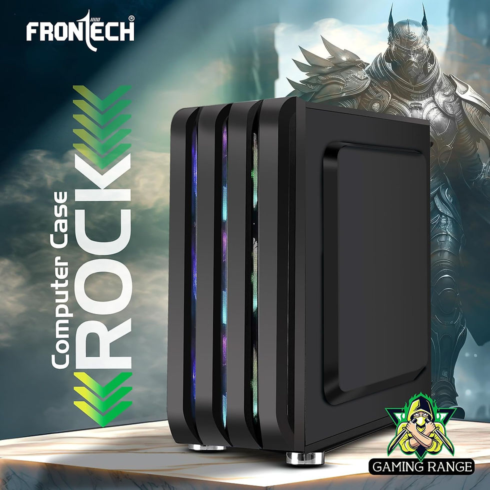 Thumbnail: FRONTECH ROCK GAMING CABINET (FT 4284, BLACK)