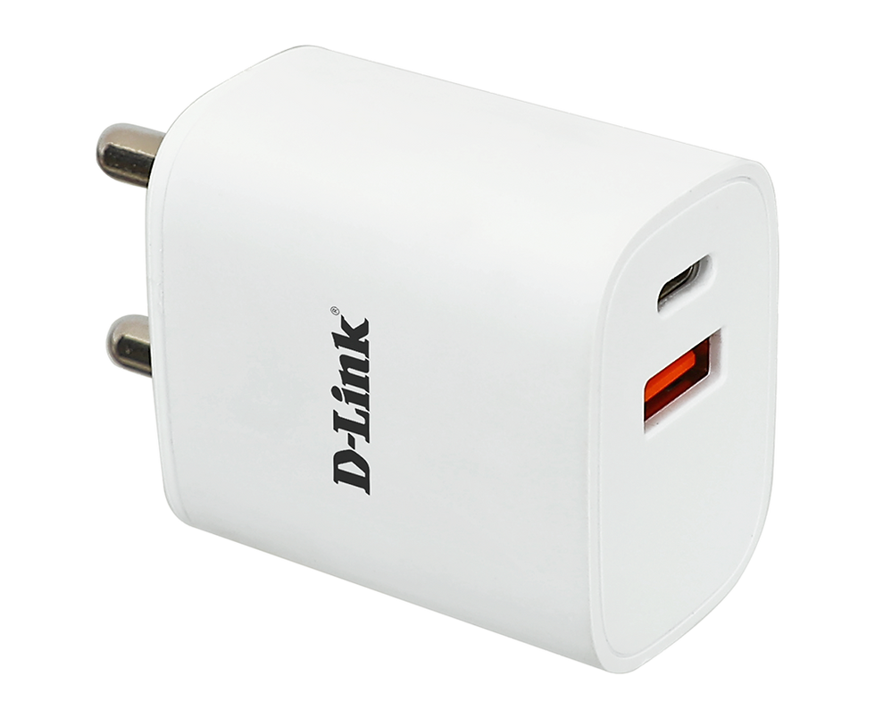 Thumbnail: 33W ADAPTER WITH DUAL PORT OUTPUT. (TYPE C + TYPE A) DPA-F3311