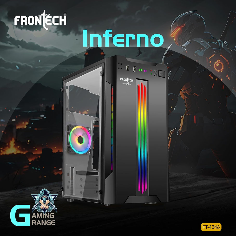 Thumbnail: FRONTECH GAMING COMPUTER CABINET (FT-4346)
