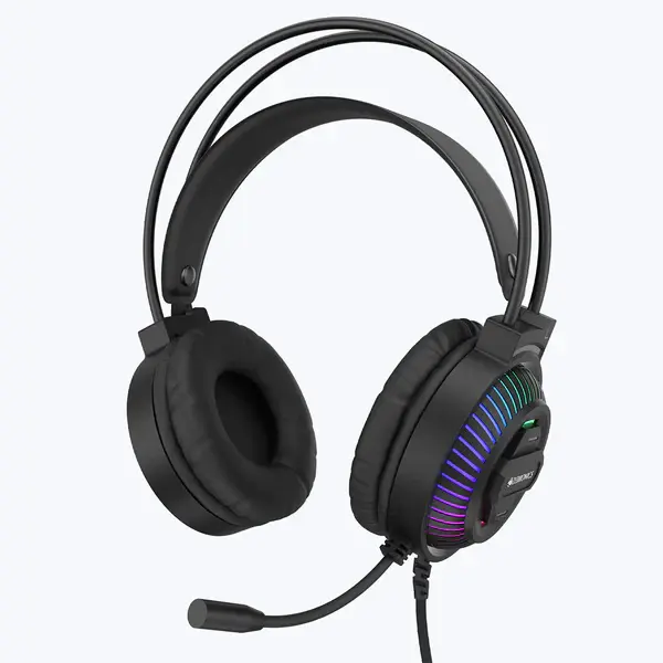 Thumbnail: ZEBRONICS JUPITER 3.5MM GAMING OVER EAR HEADPHONE WITH 50MM