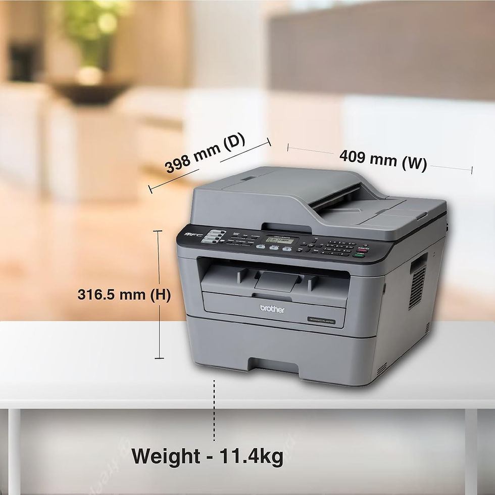 Thumbnail: BROTHER MFC L2701D AUTO DUPLEX MULTIFUNCTION (PRINT SCAN COPY FAX) LASER PRINTER