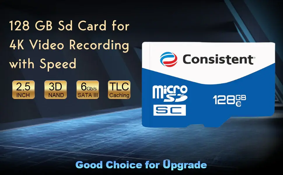 Thumbnail: CONSISTENT 128GB MICROSD MEMORY CARD