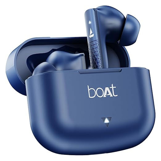 BOAT AIRDOPES 91,TWS EAR BUDS WIRELESS EARPHONES WITH MIC (STARRY BLUE)