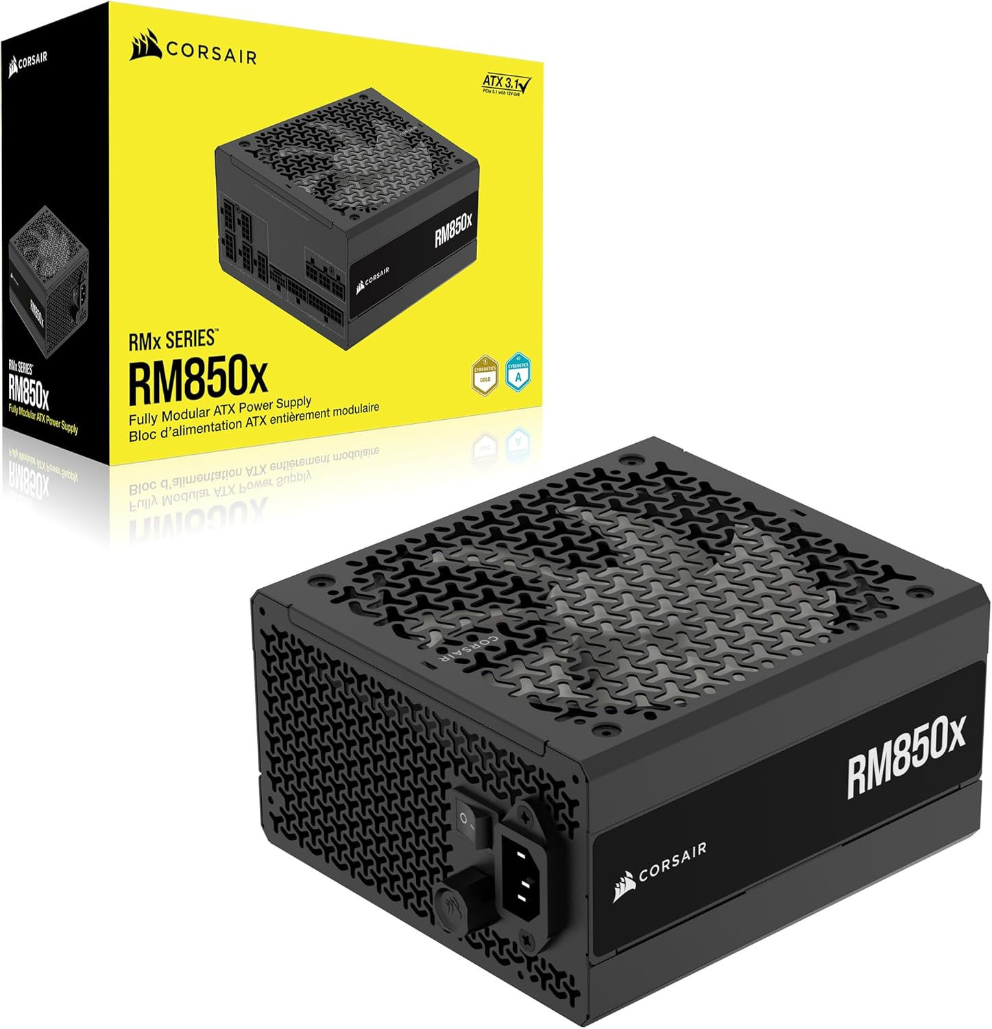 CORSAIR RM850x GOLD ATX 3.1 FULLY MODULAR SMPS