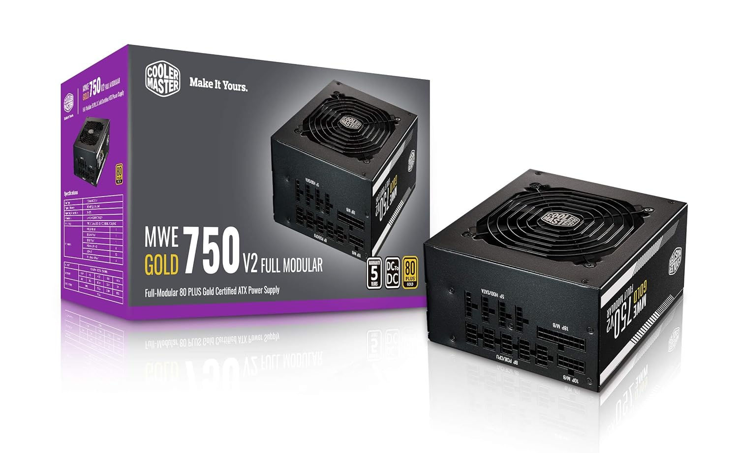 COOLER MASTER MWE 750 GOLD V2 POWER SUPPLY