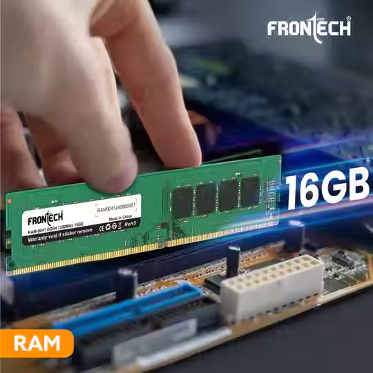 Thumbnail: FRONTECH 16GB DDR4 3200 MHZ WITH 3 YEARS WARRANTY (RAM-0041)