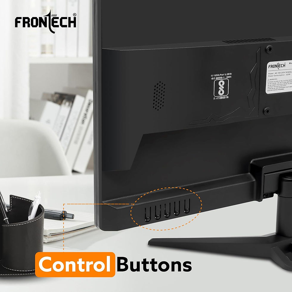 Thumbnail: FRONTECH 22 INCH HD LED MONITOR (MON-0060,BLACK)