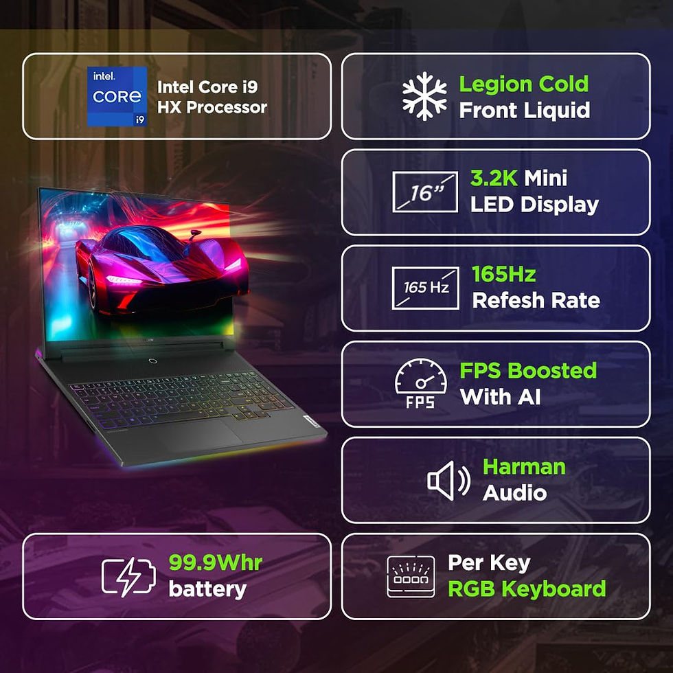 Thumbnail: LENOVO LEGION 9 I9 14900HX 64GB 2TB SSD RTX4090 16GB W11 OFFICE2021