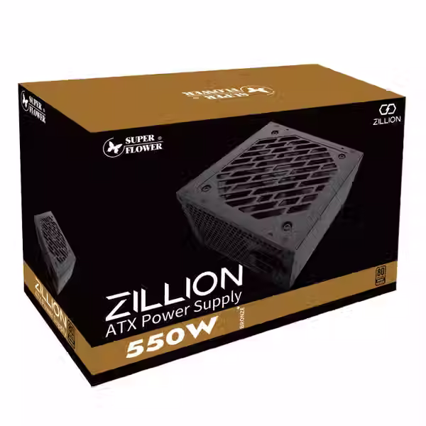 SUPER FLOWER ZILLION DB 550W BRONZE SMPS