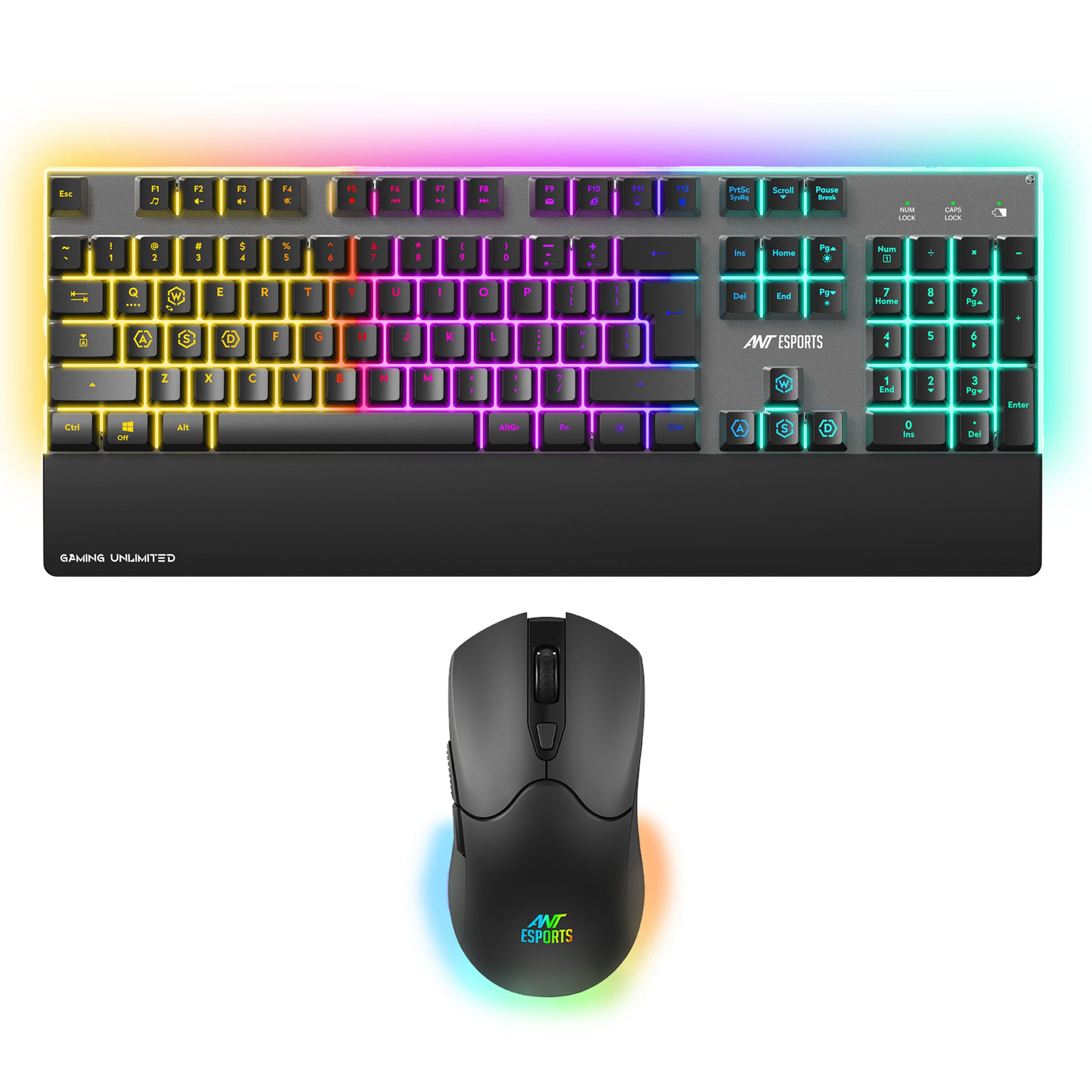 ANT ESPORTS KM500 PRO WIRELESS GAMING KEYBOARD AND MOUSE COMBO