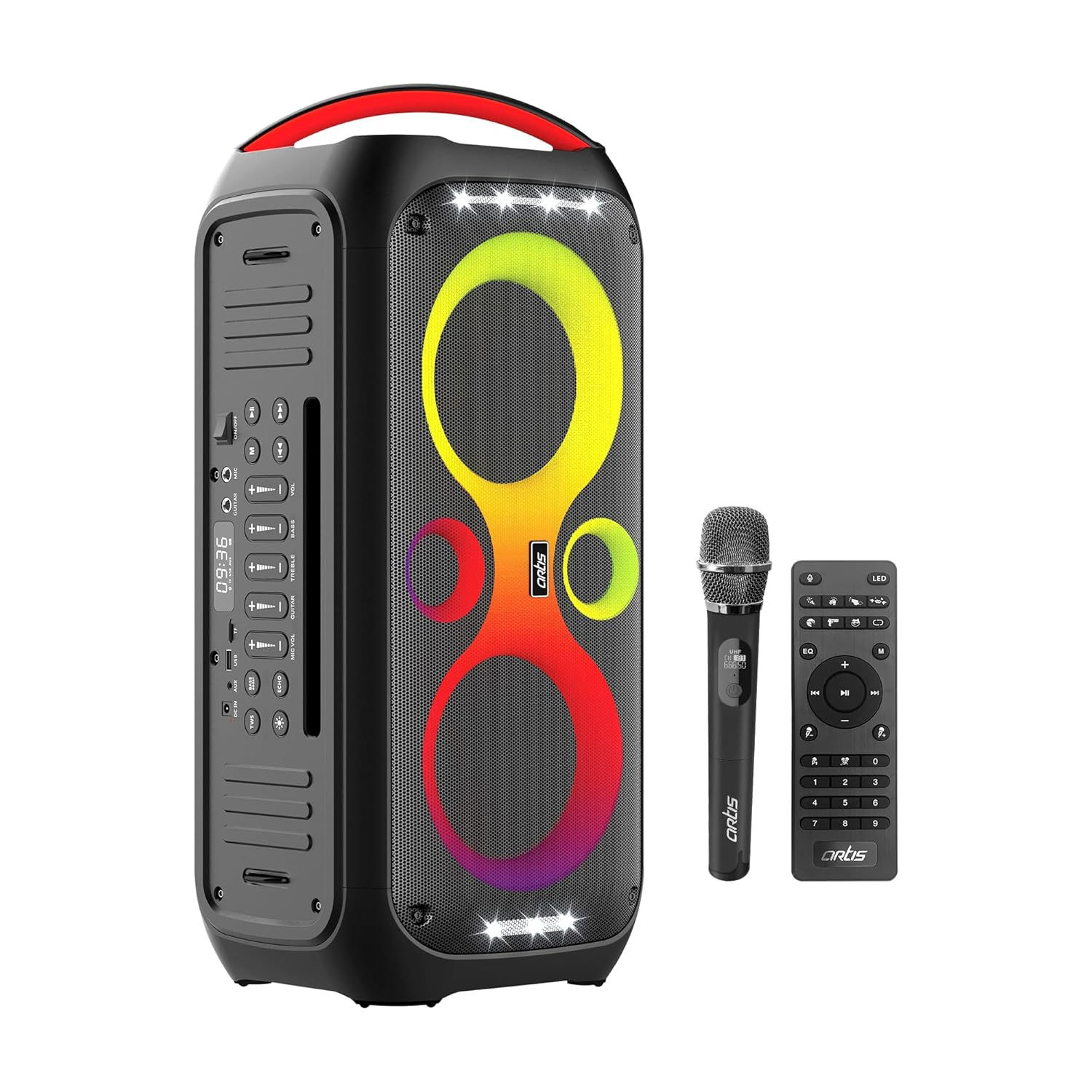 ARTIS SOUNDPRO 500 PORTABLE BLUETOOTH PARTY SPEAKER β 100W RMS