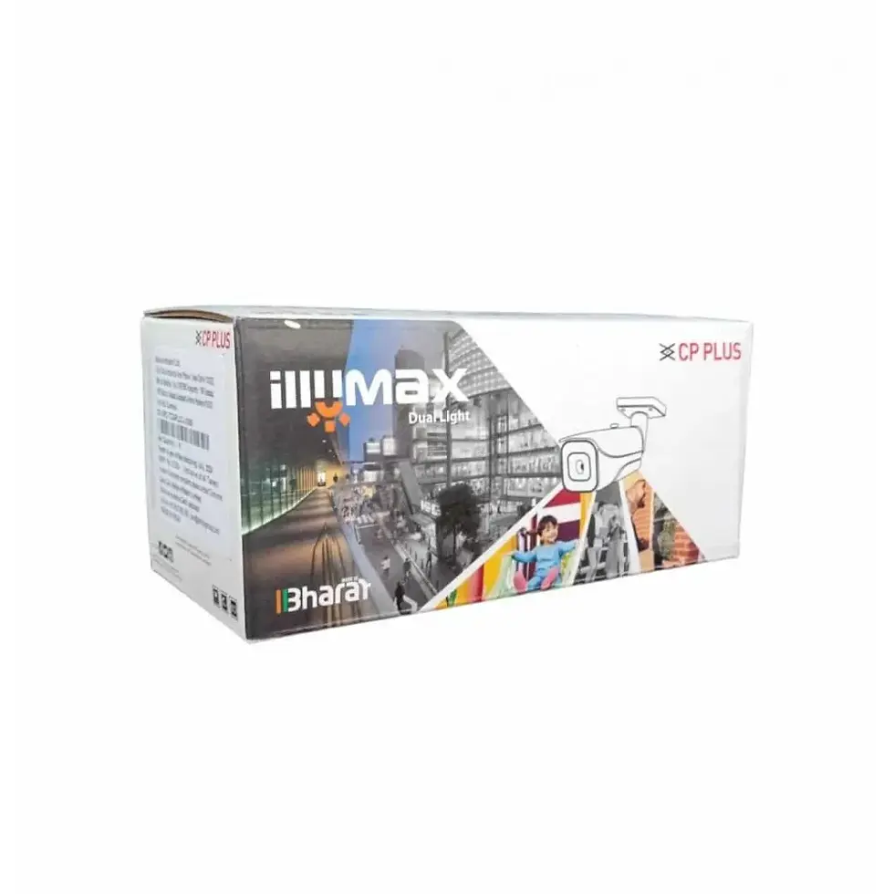 Thumbnail: CP PLUS HD 2.4MP ILLUMAX DUAL LIGHT BULLET CCTV (CP-URC-TC24PL3C-L)