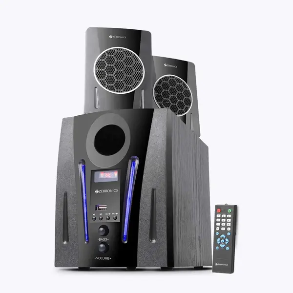 Thumbnail: ZEBRONICS ZEB-BT2150RUF 2.1 MULTIMEDIA SPEAKER SYSTEM