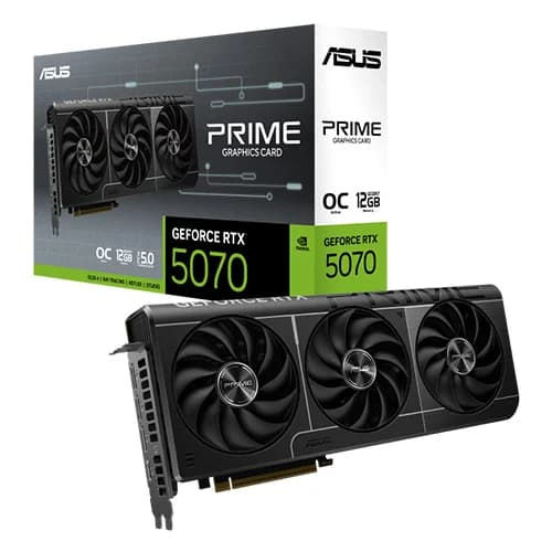 ASUS PRIME RTX 5070 OC 12GB GDDR7 GRAPHICS CARD