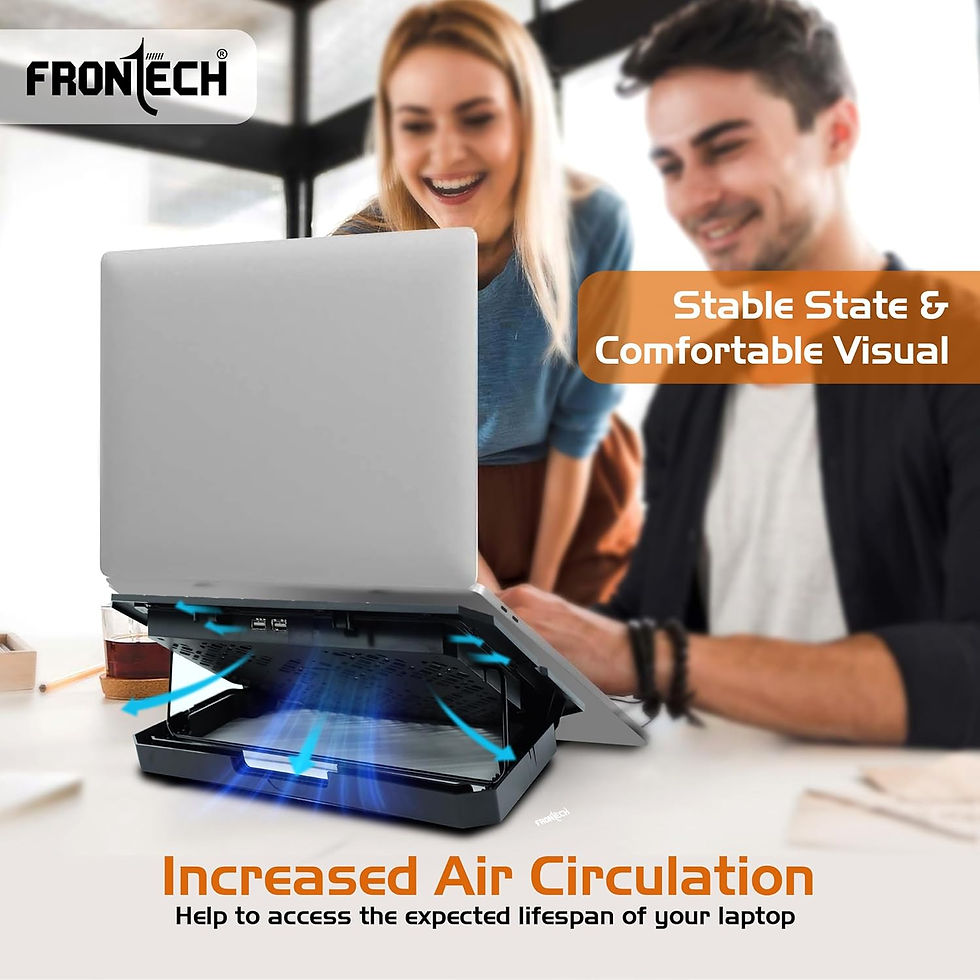 Thumbnail: FRONTECH ADJUSTABLE HEIGHT COOLING PAD