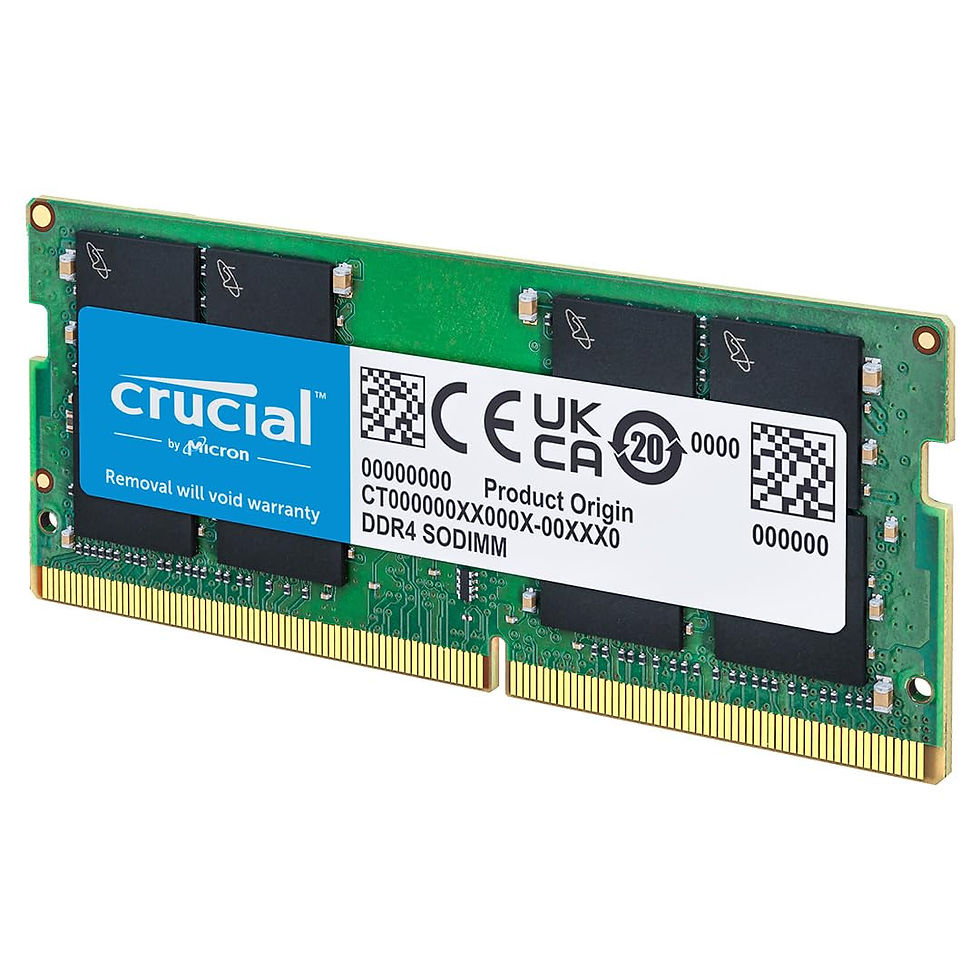 CRUCIAL RAM 8GB DDR4 3200MHZ CL22 LAPTOP RAM