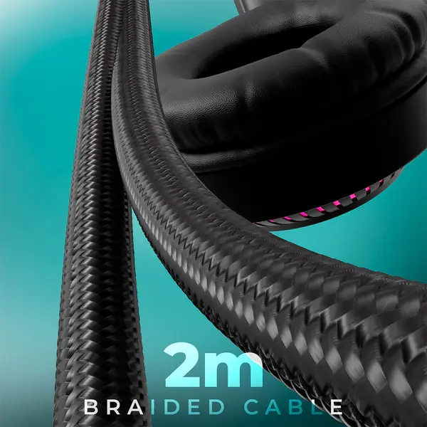 Thumbnail: ZEBRONICS JUPITER 3.5MM GAMING OVER EAR HEADPHONE WITH 50MM