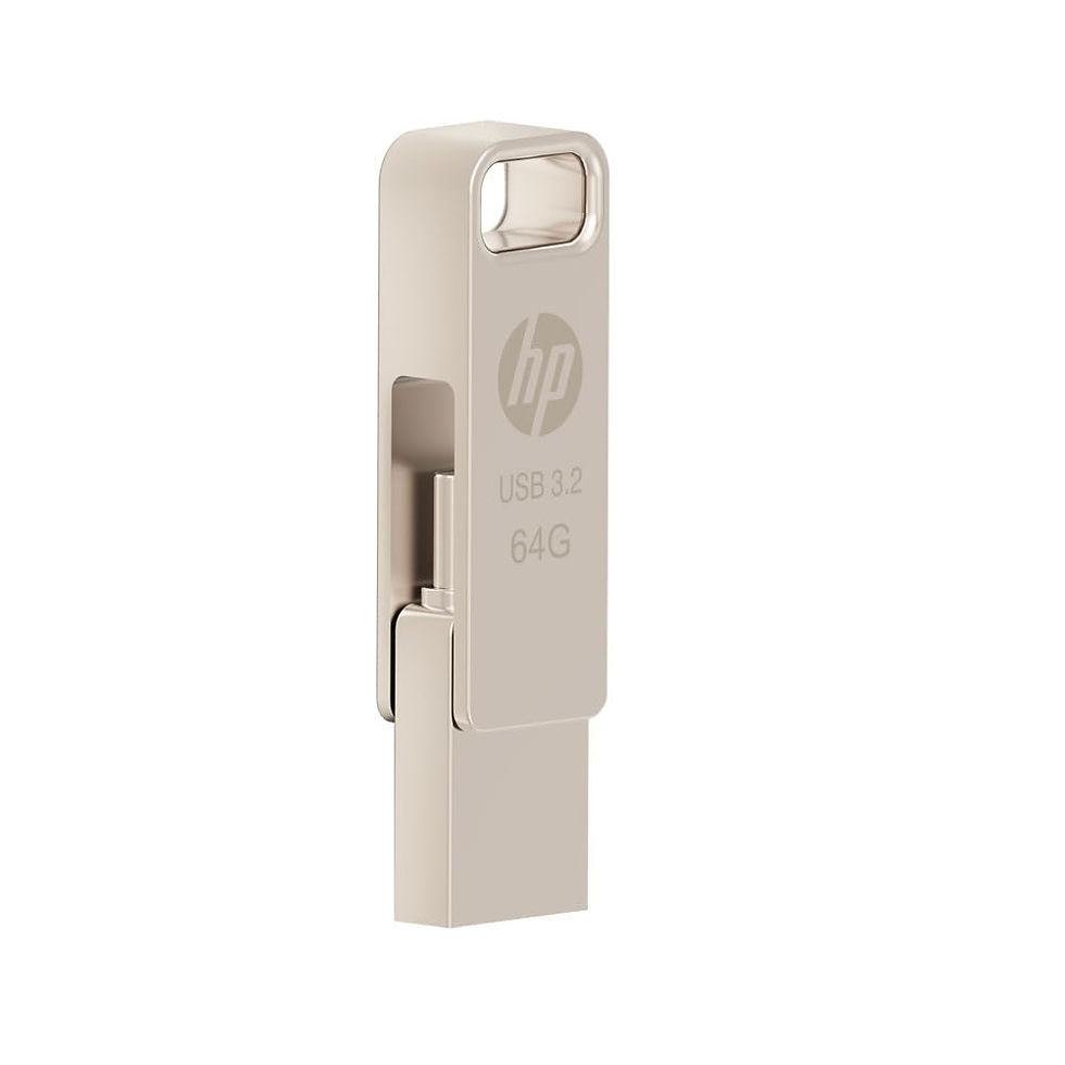 Thumbnail: HP USB 3.2 FLASH DRIVE TYPE C OTG 64GB -X206C