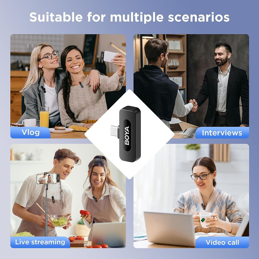 Thumbnail: BOYA BY-V10 2.4 GHZ OMNI DIRECTIONAL WIRELESS MICROPHONE