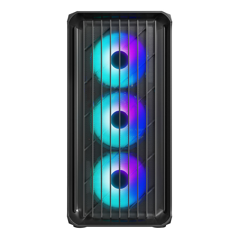 Thumbnail: ANT ESPORTS 205 AIR MID TOWER ATX, MICRO-ATX, MINI-ITX BLACK ARGB CABINET