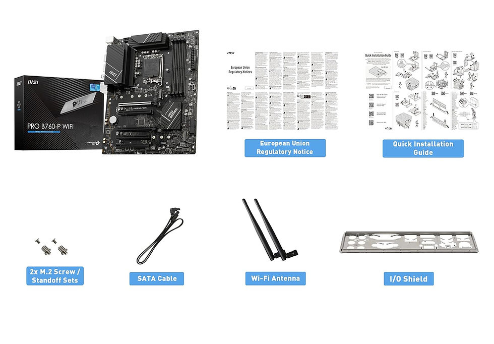 Thumbnail: MSI PRO B760-P WIFI PROSERIES MOTHERBOARD