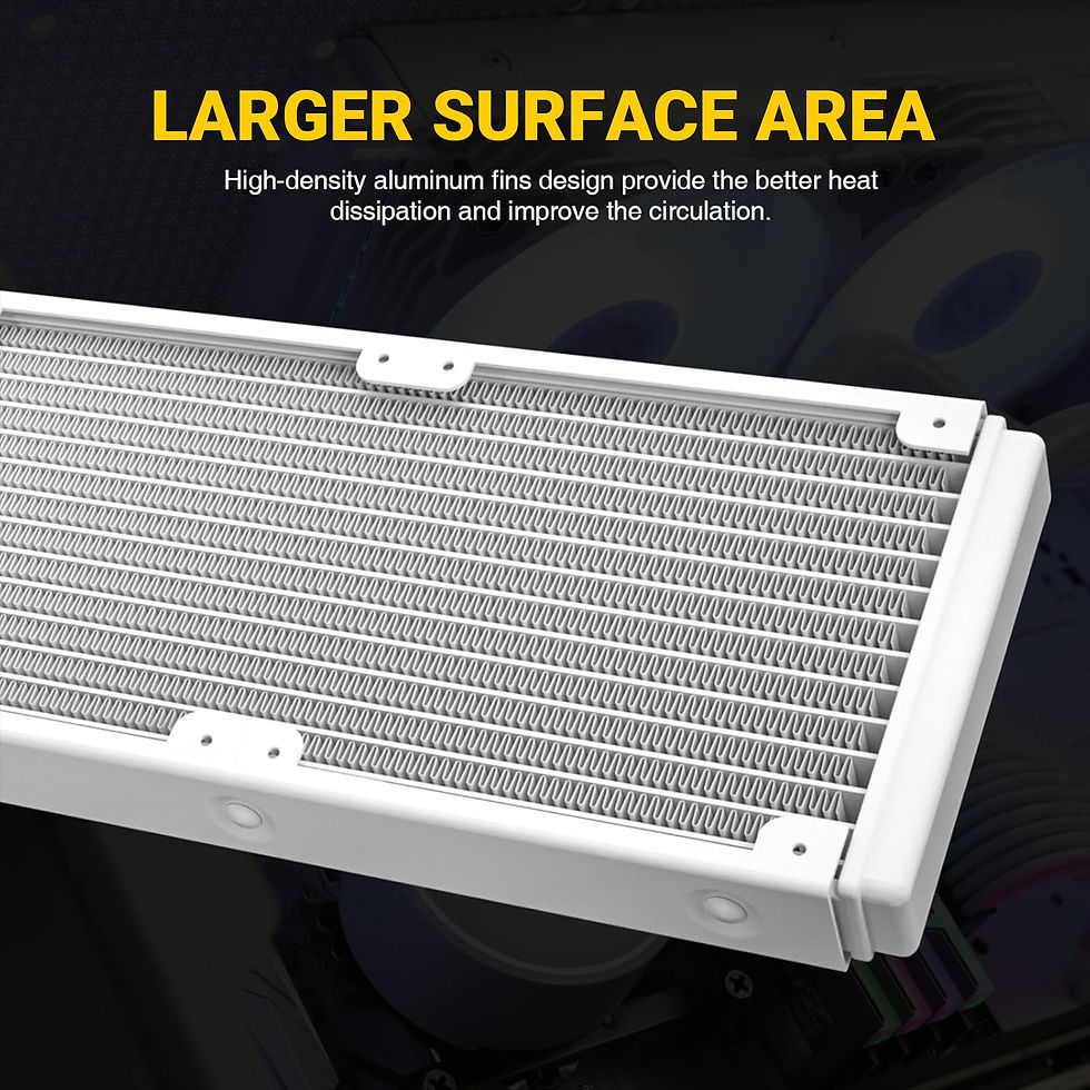 Thumbnail: ANT ESPORTS ICE-360 360MM ARGB AM5/LGA1851 WHITE AIO LIQUID COOLER