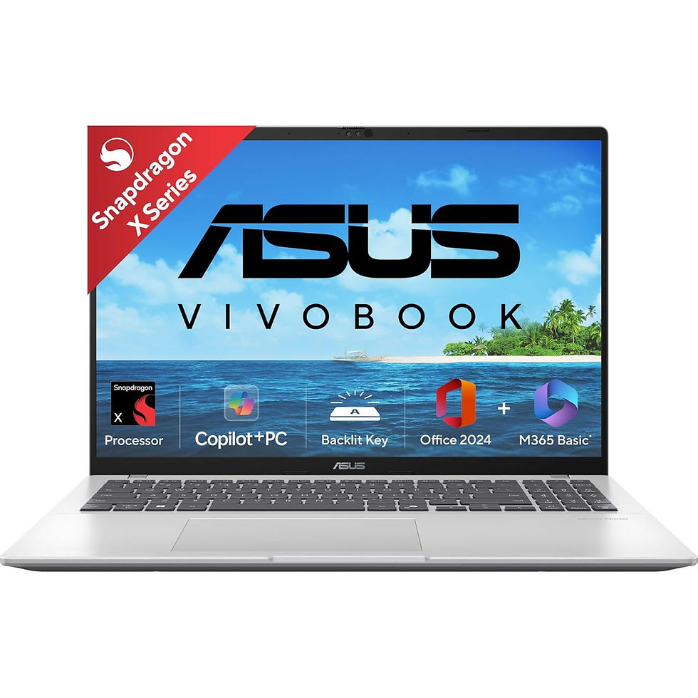 ASUS VIVOBOOK 16 X1607QA-MB050WS SNAPDRAGON X M365 BASIC(1YEAR) LAPTOP