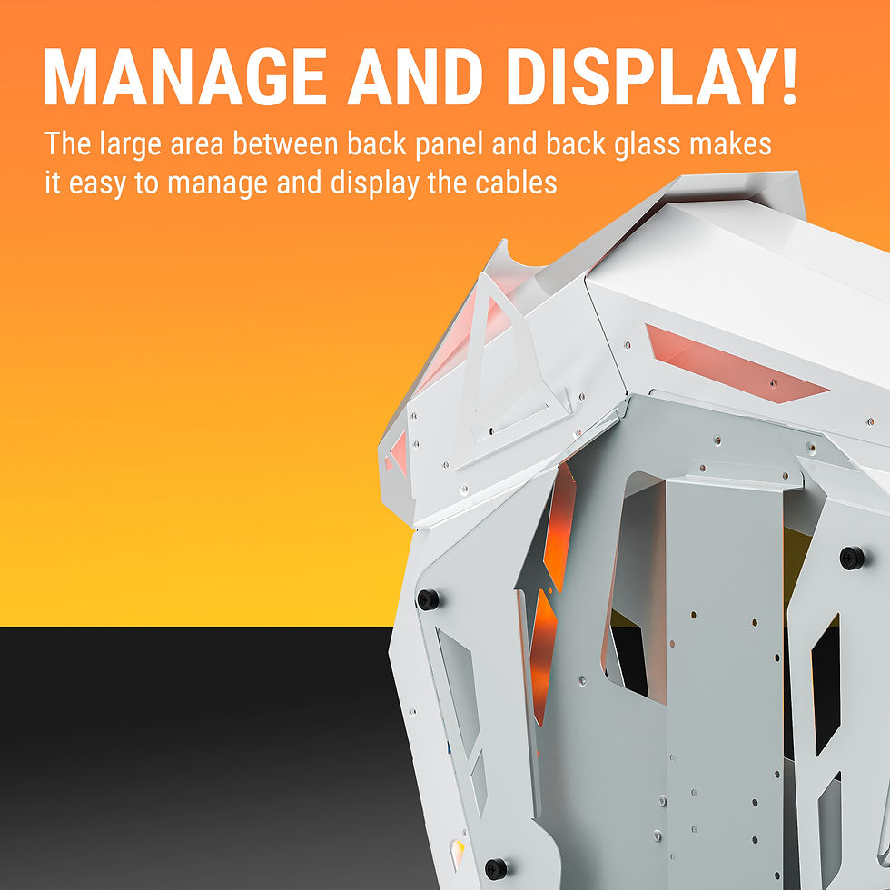 Thumbnail: ANT ESPORTS CYPHER G5 SUPPORT MID TOWER ATX, MICRO-ATX, MINI-ITX GAMING CABINET
