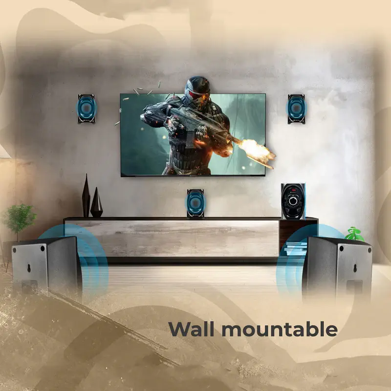 Thumbnail: ZEBRONICS ZEB-SPARK 100 5.1 CHANNEL SPEAKER SYSTEM