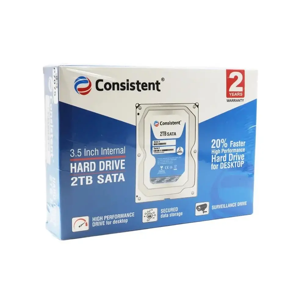 CONSISTENT 2TB INTERNAL HARD DRIVE FOR DESKTOP