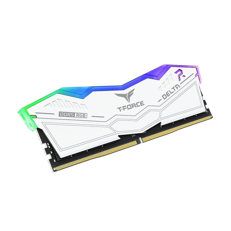Thumbnail: TEAMGROUP T-FORCE DELTA RGB 64GB (32GBX2) DDR5 6000MHZ DESKTOP RAM (WHITE)