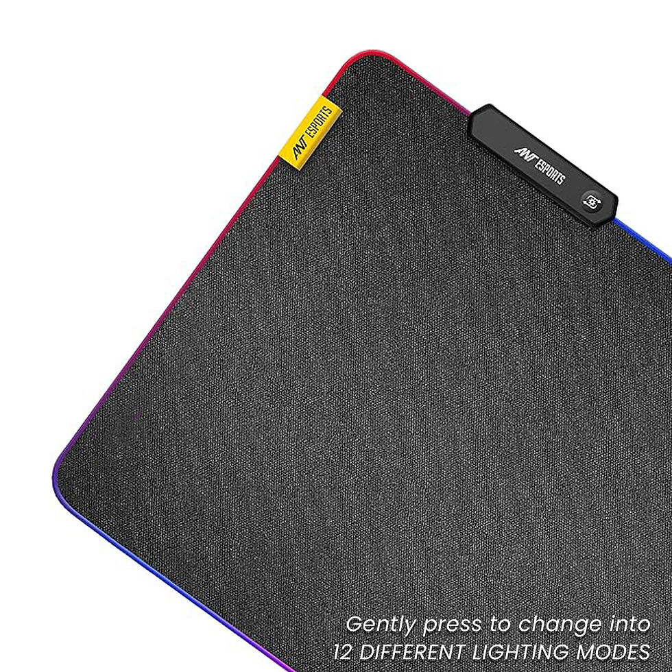 Thumbnail: ANT ESPORTS MP209 RGB SMALL GAMING MOUSE PAD LED MOUSEPAD SMALL RGB MOUSE PAD