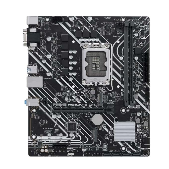 Thumbnail: ASUS PRIME H610M-E D4 INTEL LGA 1700 MIC-ATX MOTHERBOARD