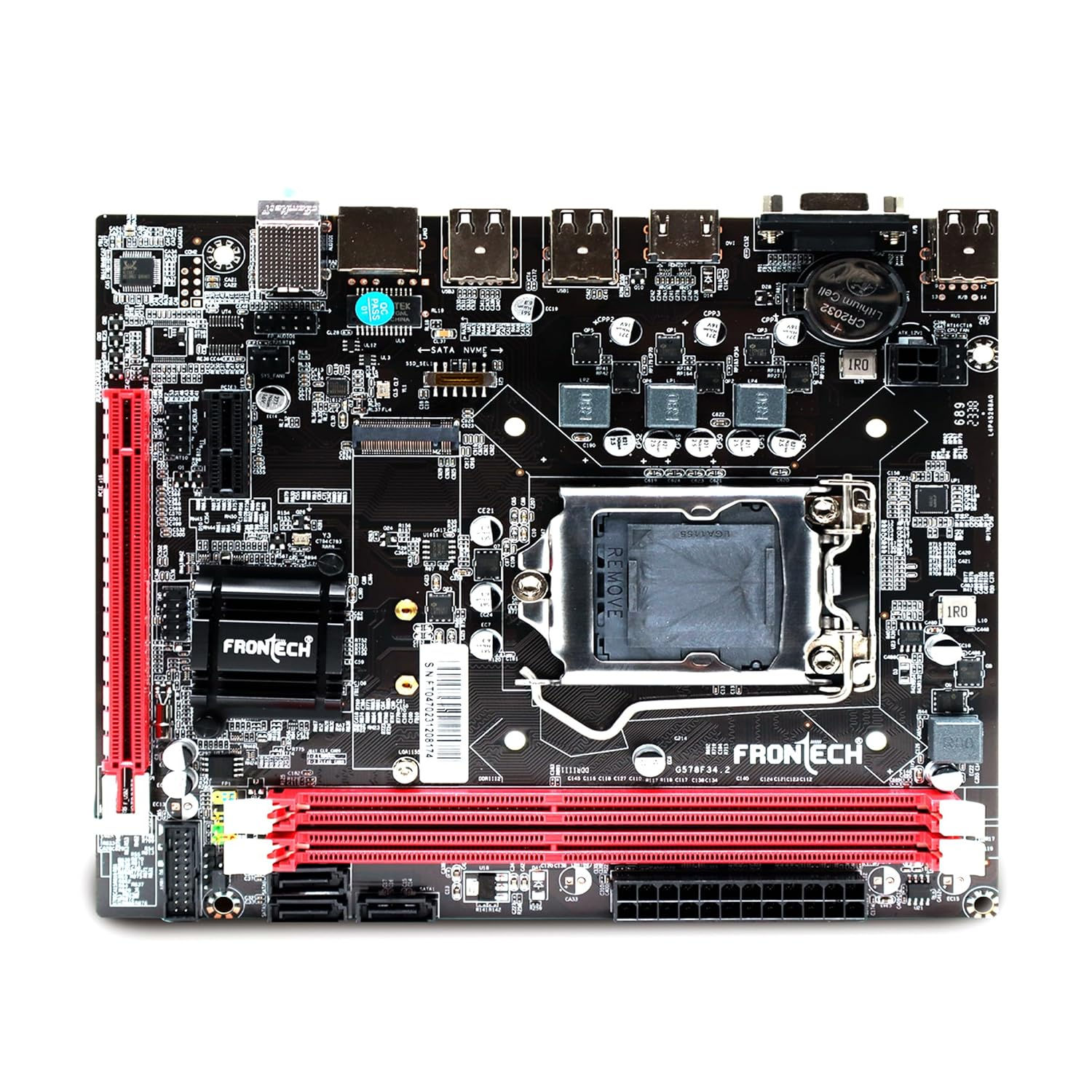 FRONTECH H61 CHIPSET MOTHERBOARD (FT-0470)