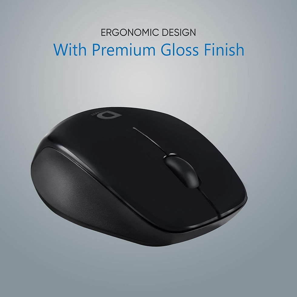 Thumbnail: DELL D SELECT WIRELESS MOUSE DS320-BLACK WITH USB TYPE A CONNECTOR