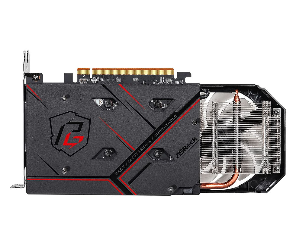 Thumbnail: ASROCK AMD RADEON RX 6500XT PHANTOM GAMING PCI_E_4 D OC 4GB GDDR6, AMD RDNA 2