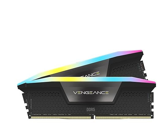 CORSAIR VENGEANCE RGB 96GB (48GBx2) 6400MHZ CL32 DDR5 DESKTOP RAM