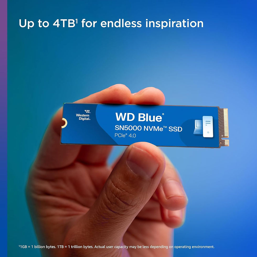 Thumbnail: WESTERN DIGITAL SSD 500GB BLUE  NVME