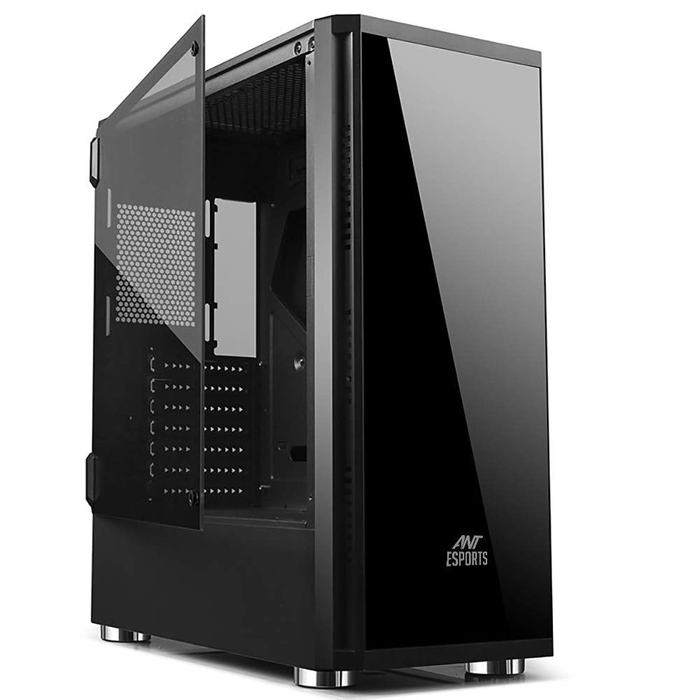 Thumbnail: ANT ESPORTS ICE-400TG MID TOWER ATX, MICRO-ATX, ITX BLACK CABINET