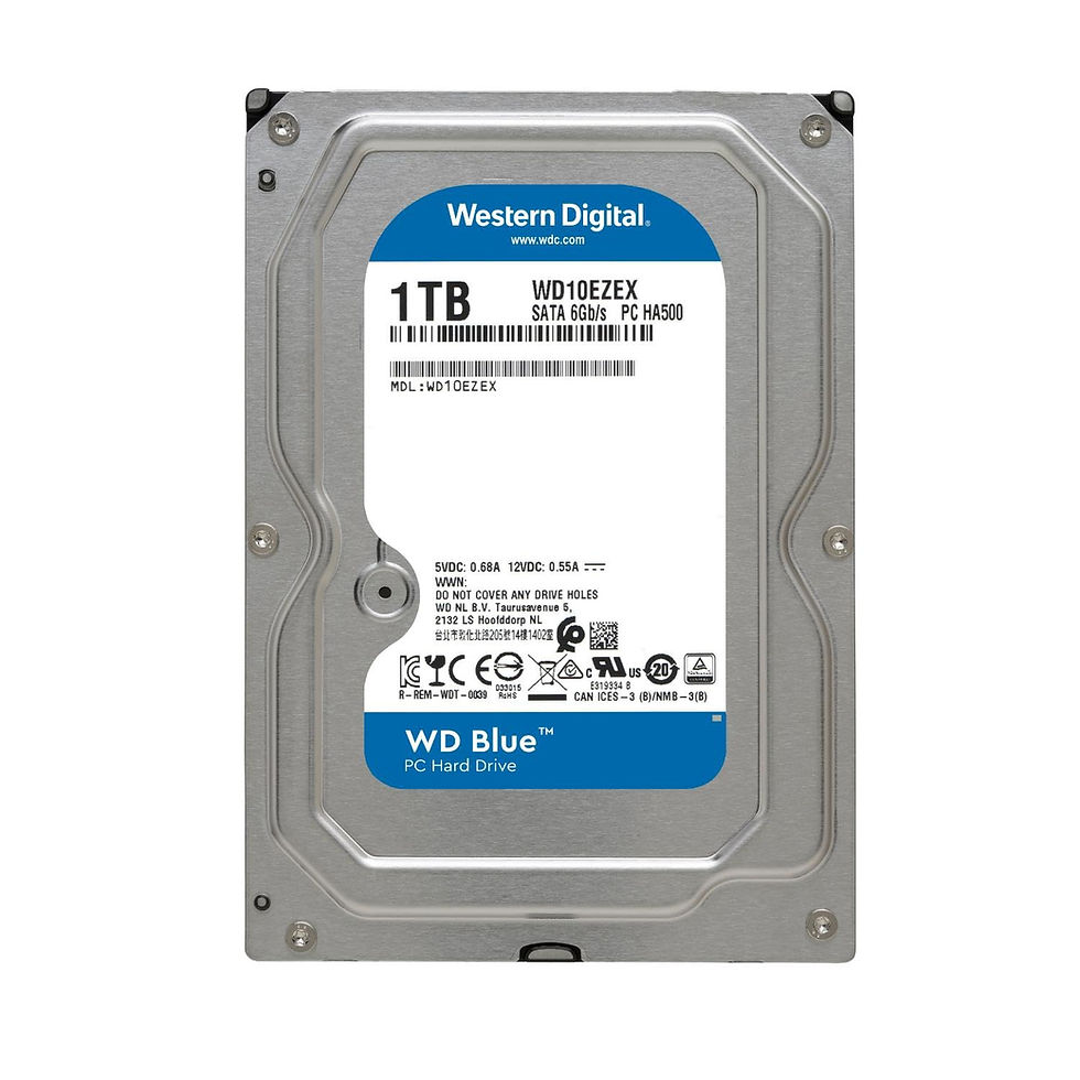 Thumbnail: WESTERN DIGITAL BLUE 1TB 7200 RPM
