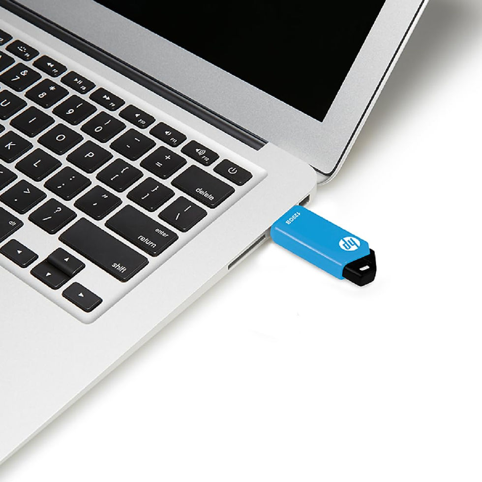Thumbnail: HP USB 2.0 FLASH DRIVE 128GB V150W-BLUE