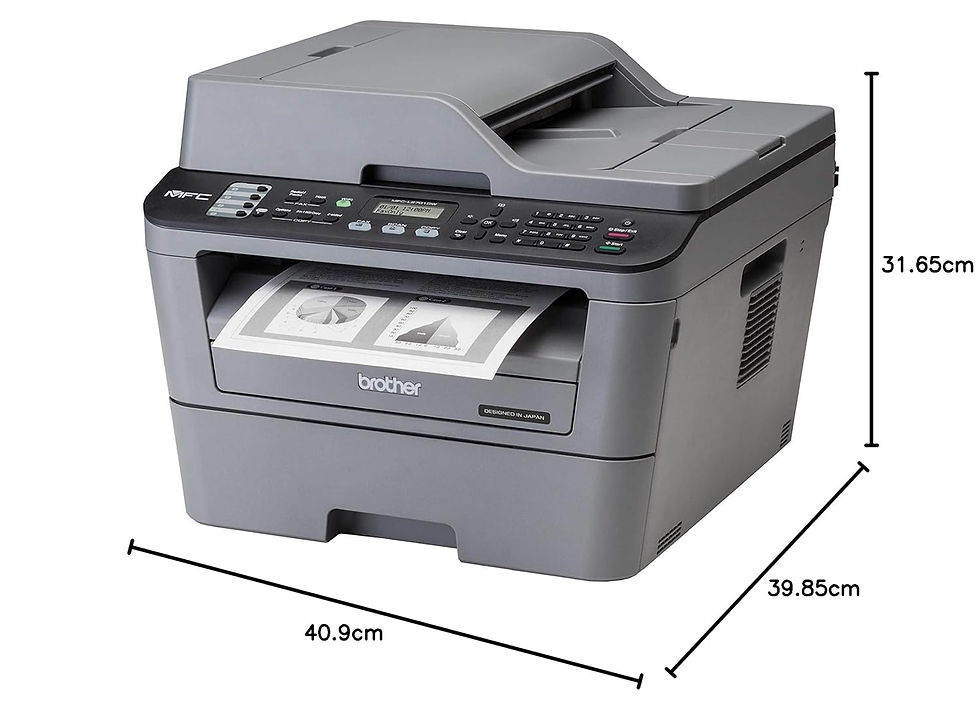 Thumbnail: BROTHER MFC L2701DW WIFI AUTO DUPLEX LASER PRINTER