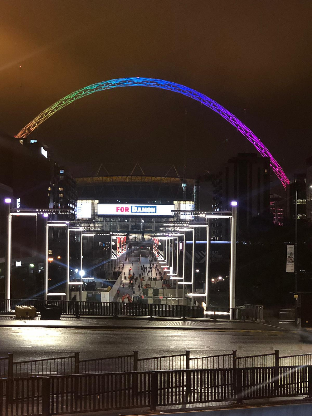 Wembley Park Stadium at Night