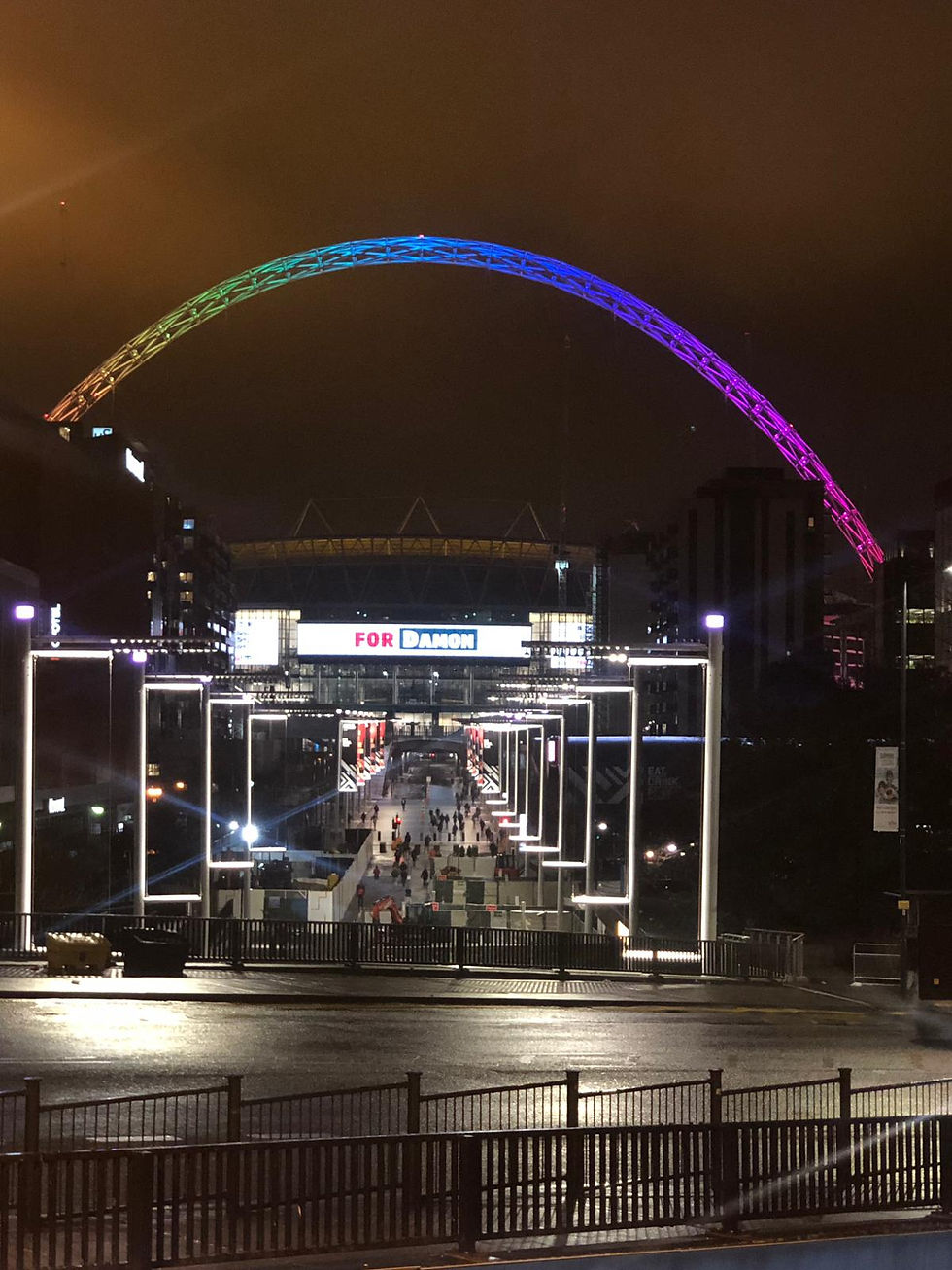Wembley Park Stadium at Night
