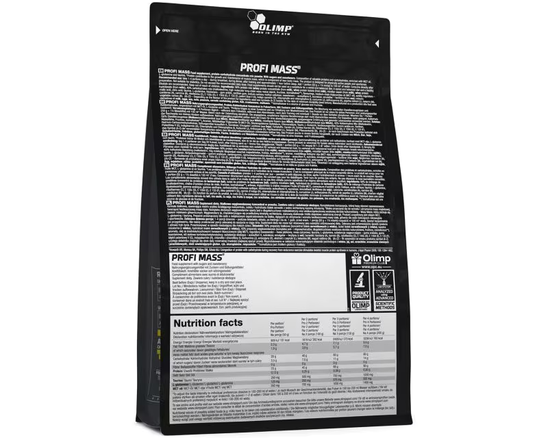 Миниатюра: Білково-вуглеводна добавка Olimp Sport Nutrition Profi Mass - 1000 г - шоколад