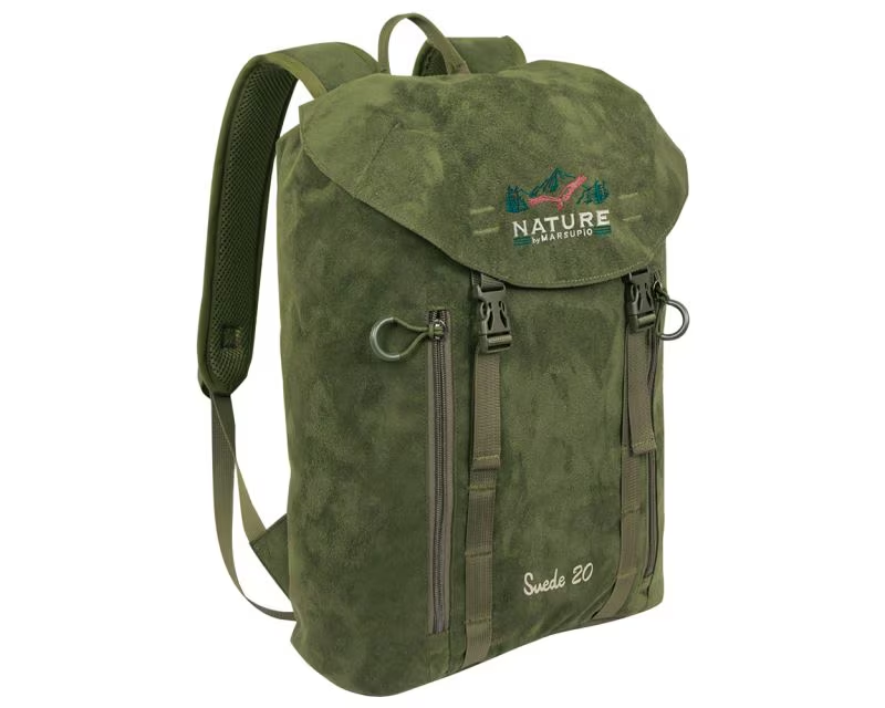 Рюкзак Nature by Marsupio Suede 20 Green - 20 л