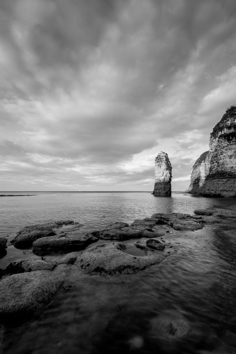 Long exposure photography at Flamborough